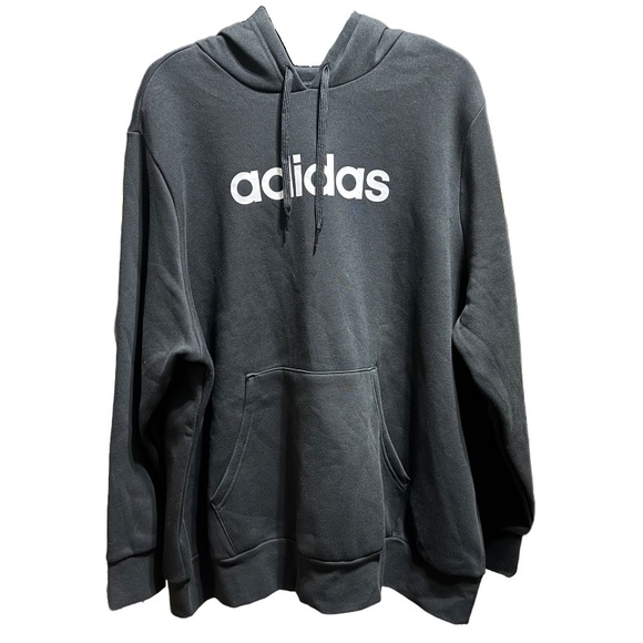 Adidas Trendy Plus Size Pullover Logo Black size 3X NWT - Picture 4 of 9